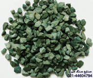 Green stone chippings
